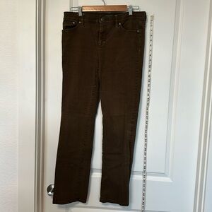 Lauren Jeans Company brown denim in great shape, size 10